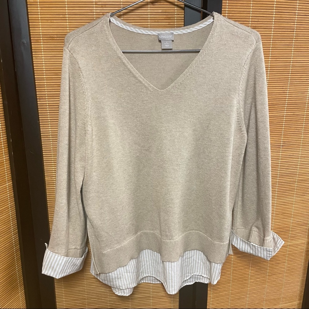 Layered Pullover Sweater - image 4